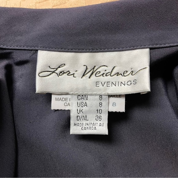 Lori Weinberg ladies black zip jacket size 8 - Picture 8 of 8